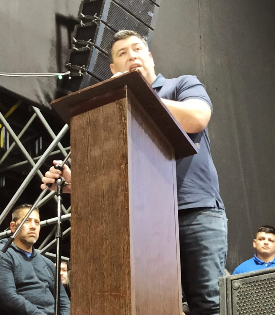 Cristian Jerónimo: "Para para que tengan muy claro estos gobiernos liberales, esta CGT no se rinde ante ningún gobierno de turno"