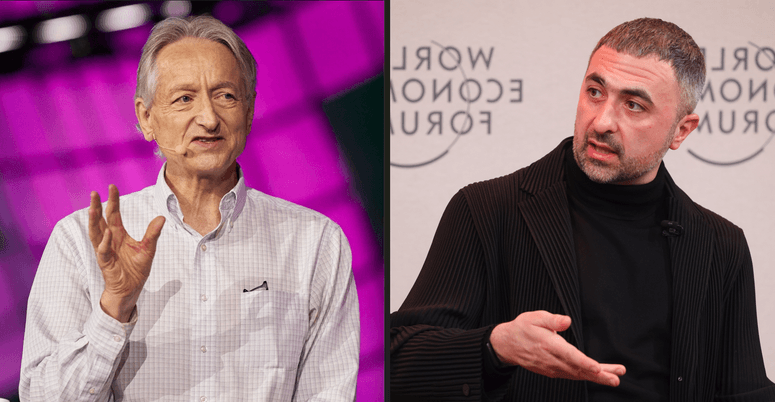 Geoffrey Hinton Mustafa Suleyman