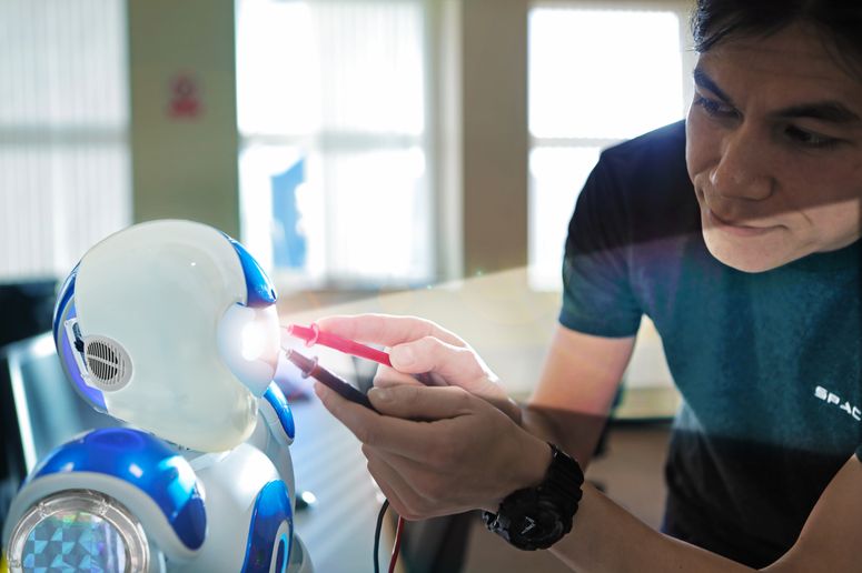 Estudiante de robótica