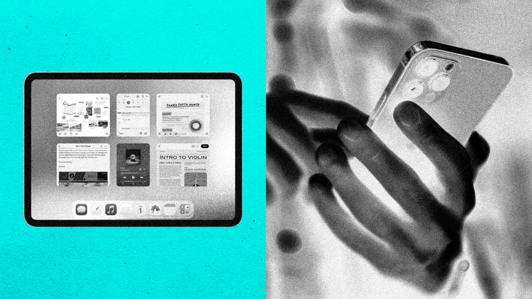 Collage del sistema operativo de Apple. 