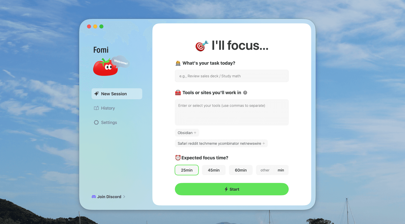 Fomi la app para dejar de procrastinar.