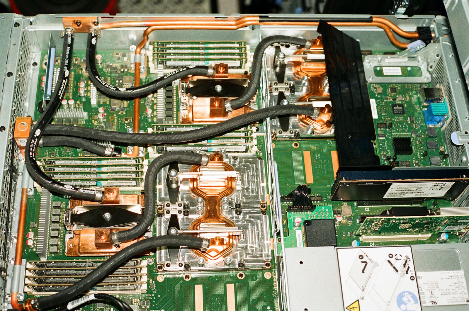 Vista desde arriba de un nodo batch.