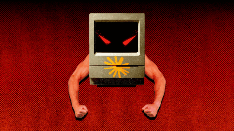 Computadora con brazos
